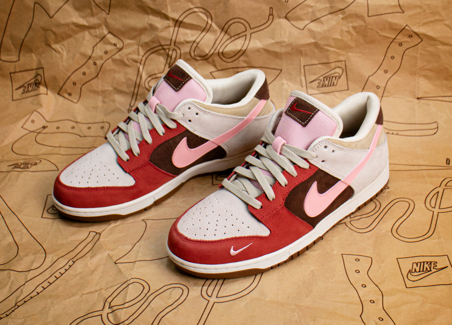 Handmade Dunk Low "Bacon"