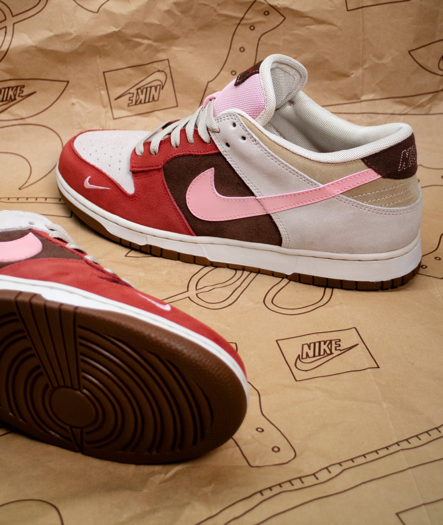 Handmade Dunk Low "Bacon"