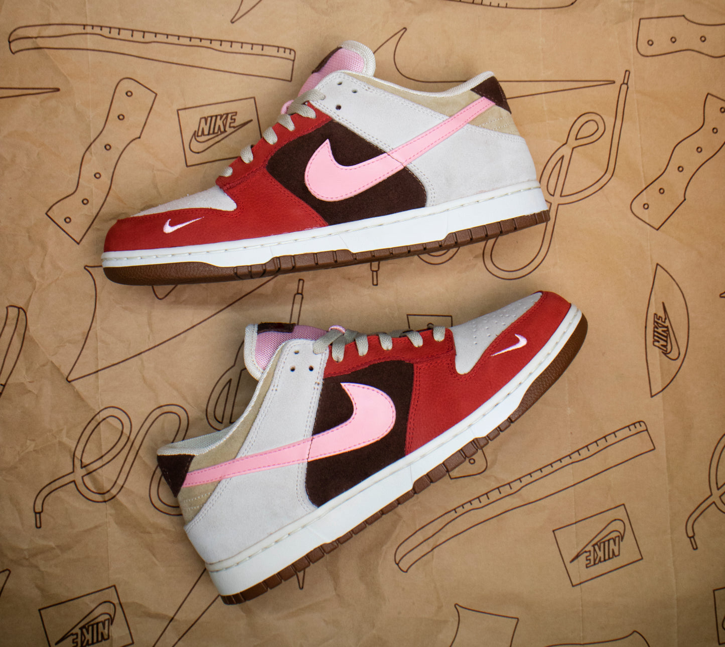 Handmade Dunk Low "Bacon"