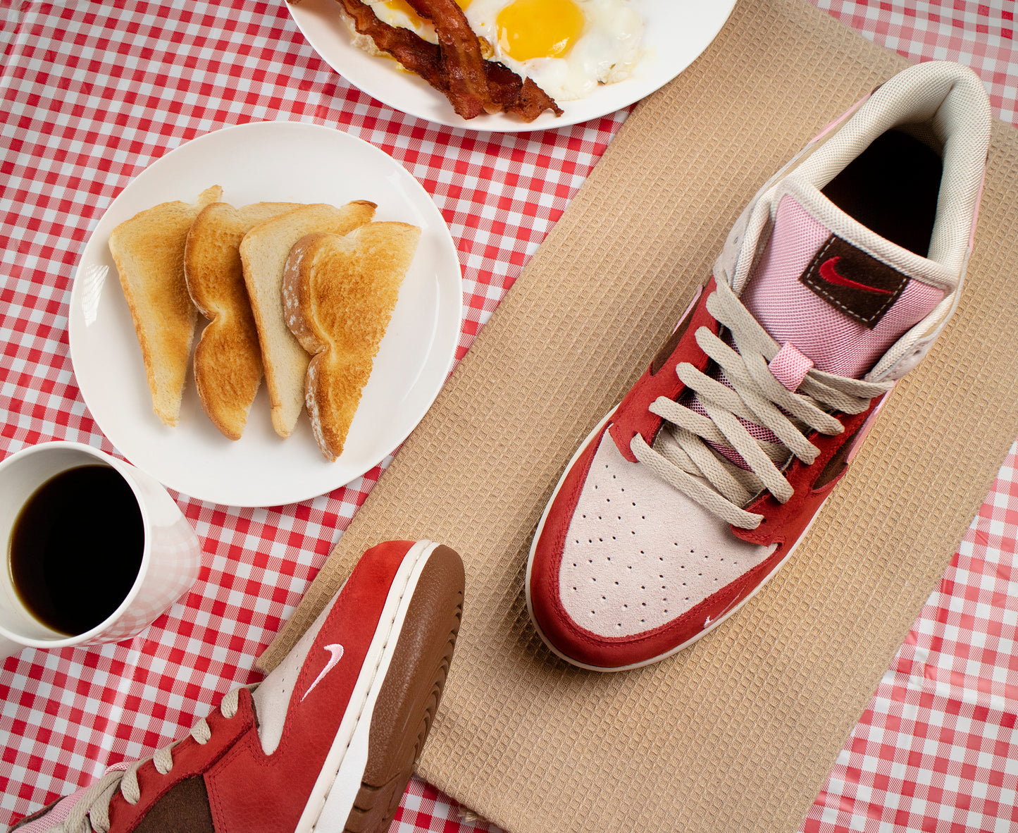 Handmade Dunk Low "Bacon"