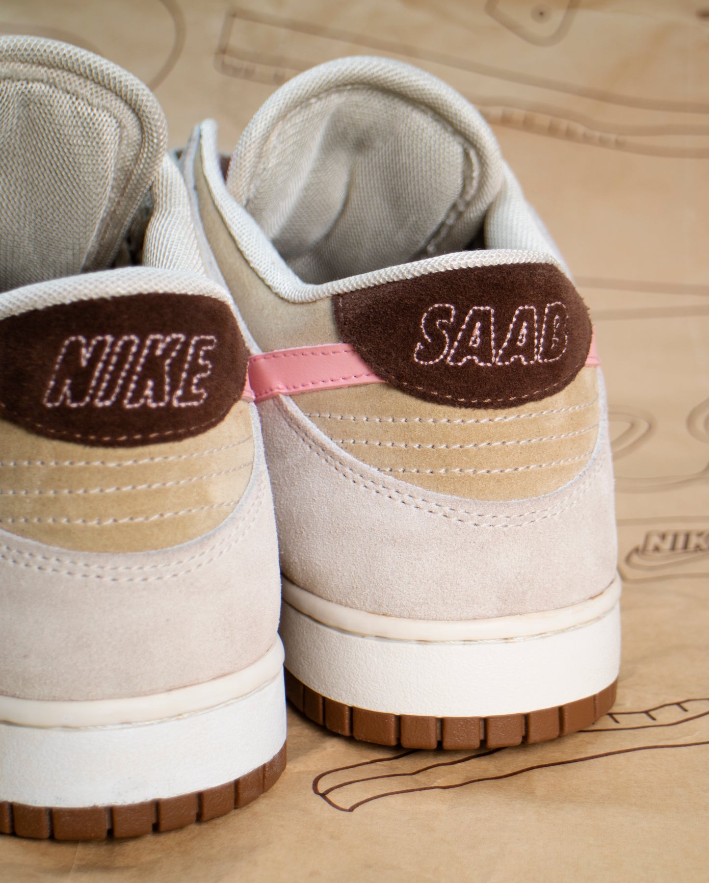 Handmade Dunk Low "Bacon"